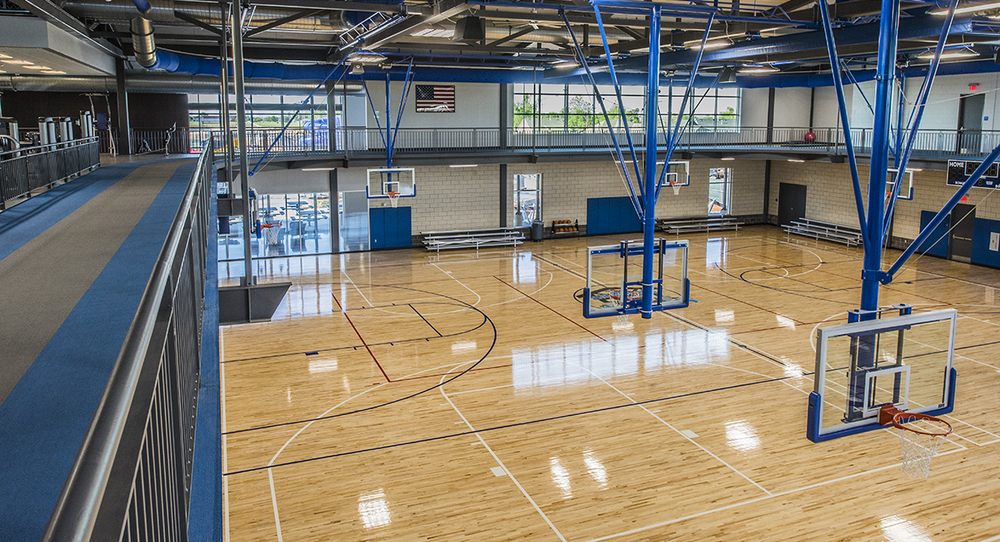 Basketball Court and Indoor Track