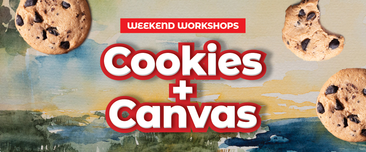 Weekend Workshops - Cookies + Canvas - Landscapes 