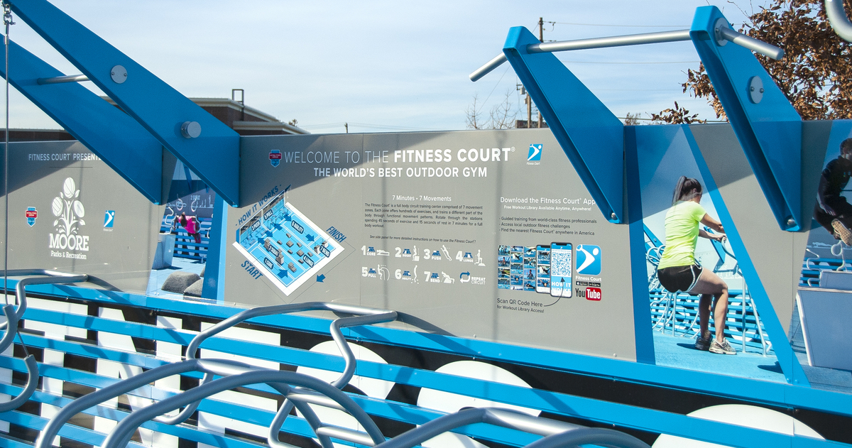 Fitness Court at Fairmoore Park