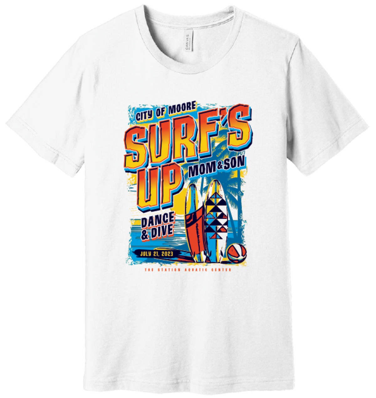 Mom & Son Dance & Dive T-Shirt Front