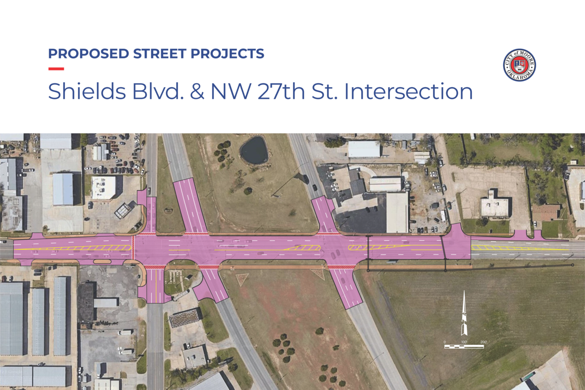 Drawing of Shields Blvd & NW 27th Street