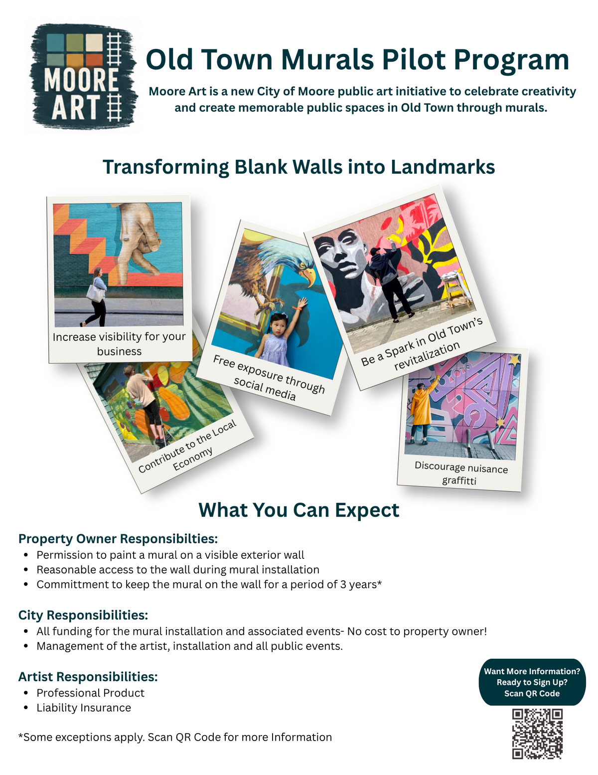 flyer for murals