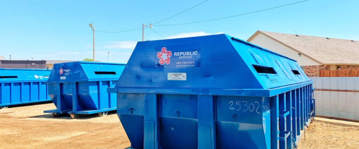 Republic Services Recycling Container
