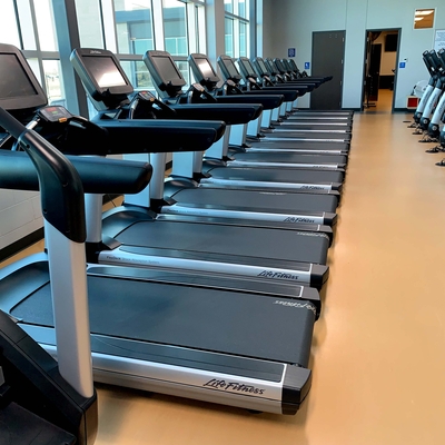 Cardio/Free Weight Fitness Area (NEW) 