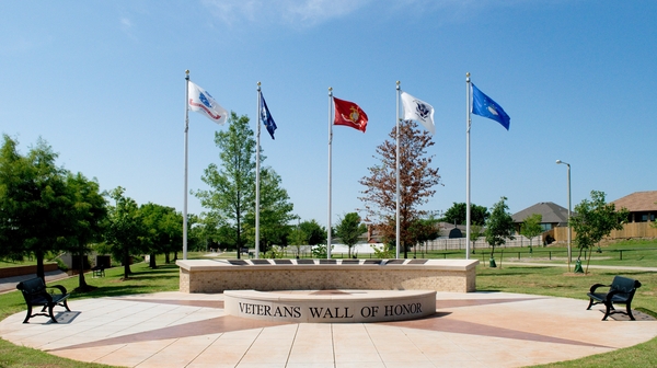 Veterans Memorial Park Flags
