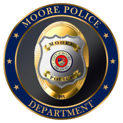 Moore Police Department Badge